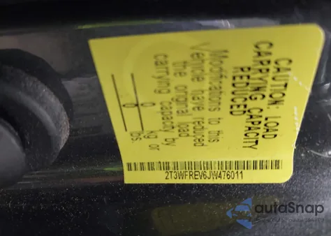 2018 Toyota Rav4 Xle z USA, uszkodzony, nr VIN 2T3WFREV6JW476011